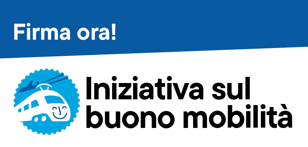 Firma ora l’iniziativa sul buono mobilità